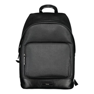 Schwarzer Polyester-Rucksack