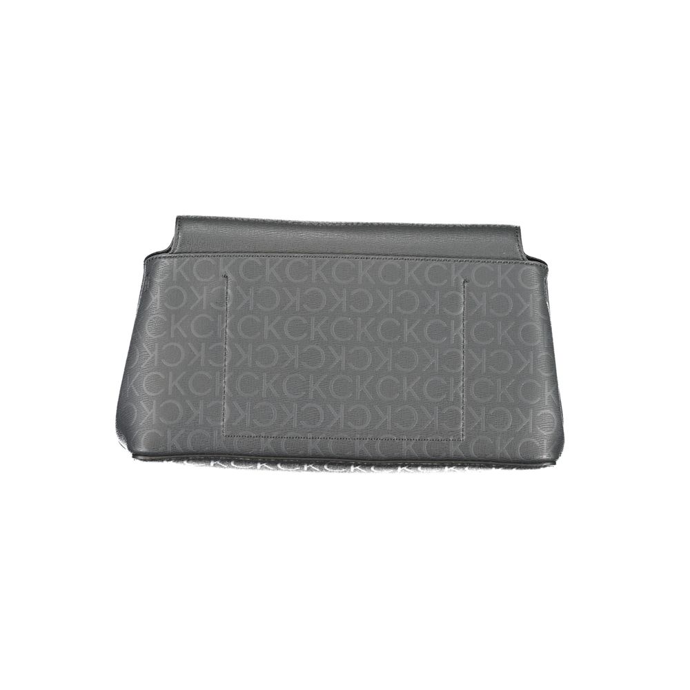 Schwarze Polyester-Handtasche