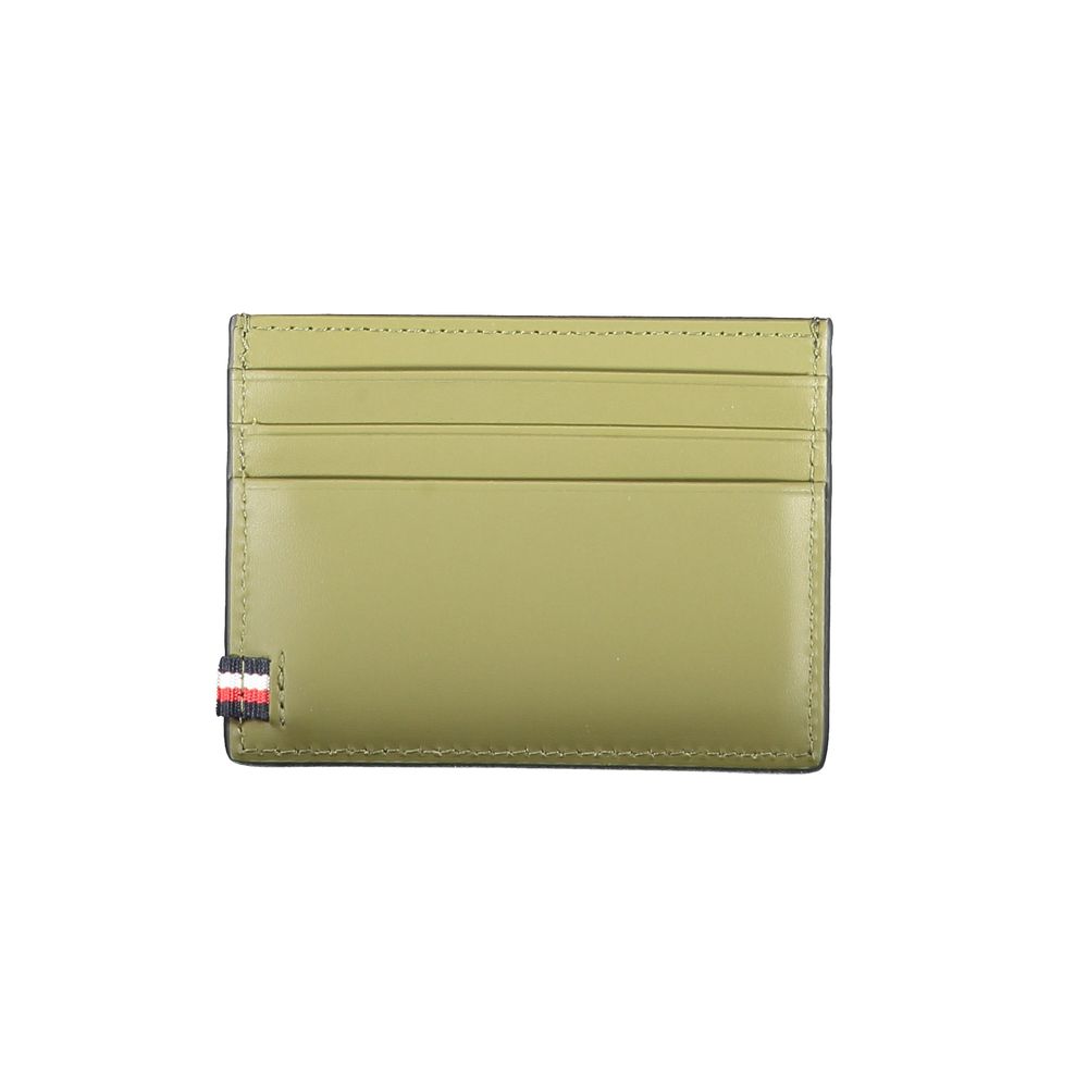 Schwarze Lederbrieftasche