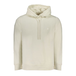 Weißer Baumwollpullover