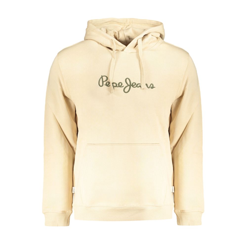 Beigefarbener Baumwollpullover