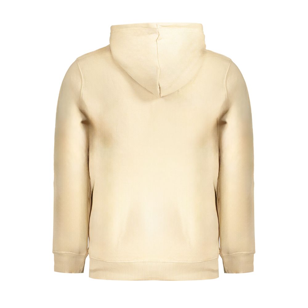 Beigefarbener Baumwollpullover