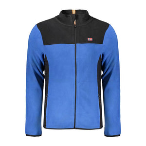 Blue Polyester Sweater