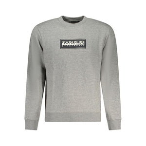Grauer Baumwollpullover