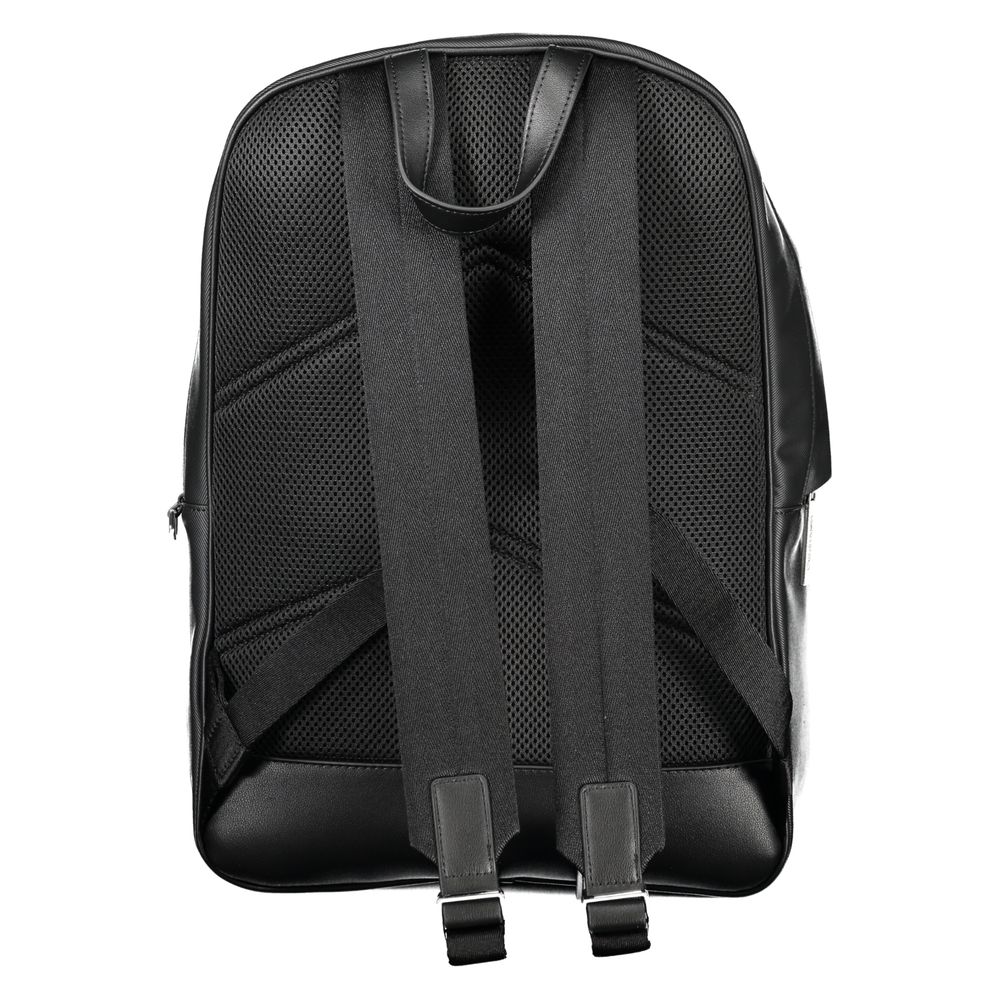 Schwarzer Polyester-Rucksack