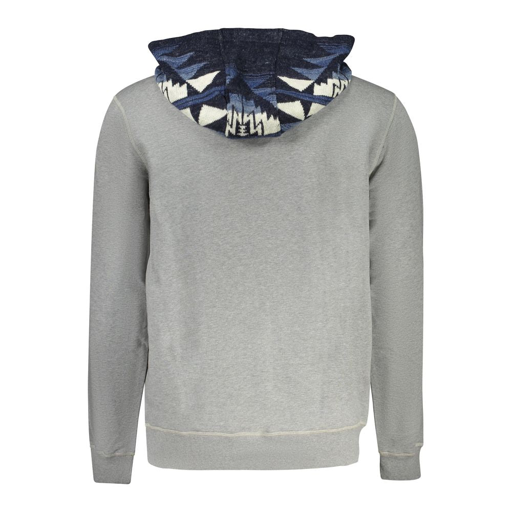 Grauer Baumwollpullover
