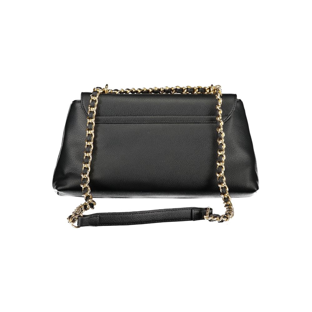 Schwarze Handtasche aus Polyethylen