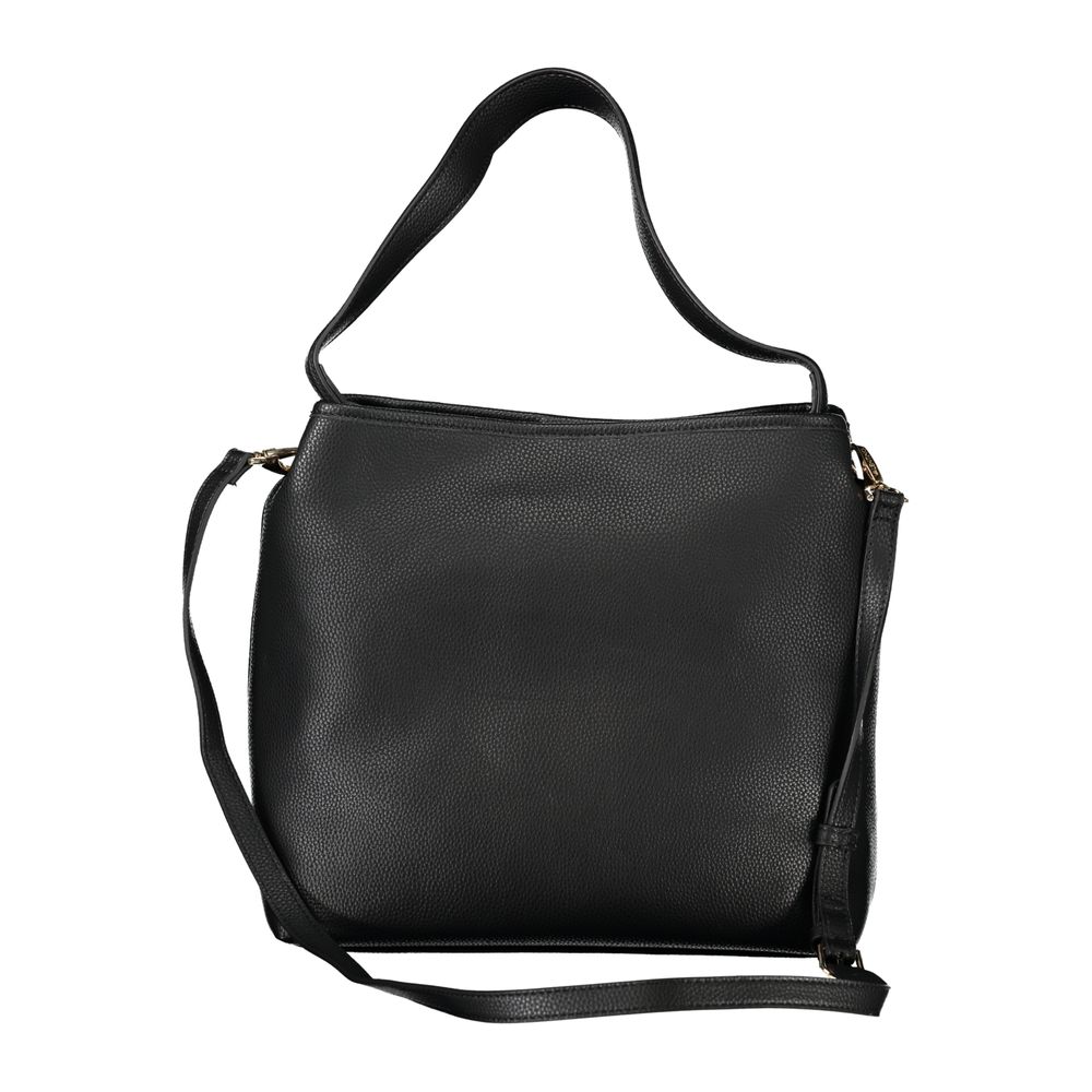 Schwarze Handtasche aus Polyethylen