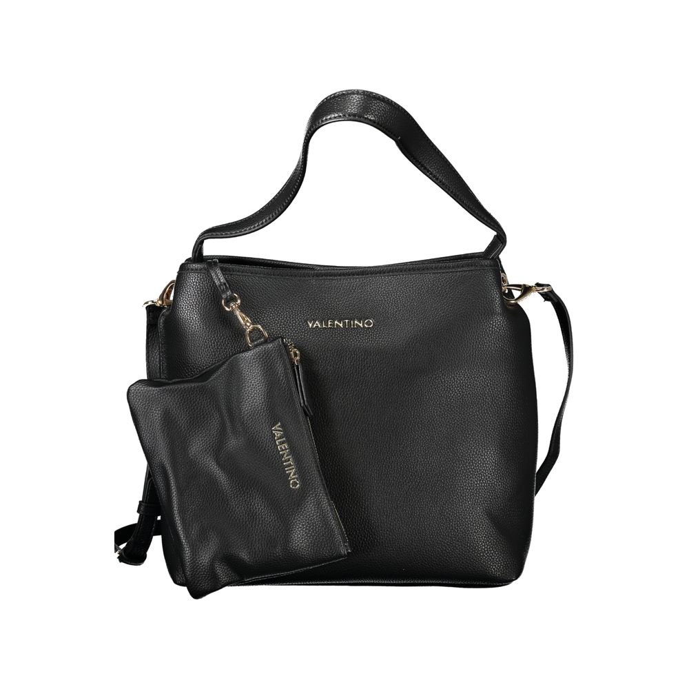 Schwarze Handtasche aus Polyethylen