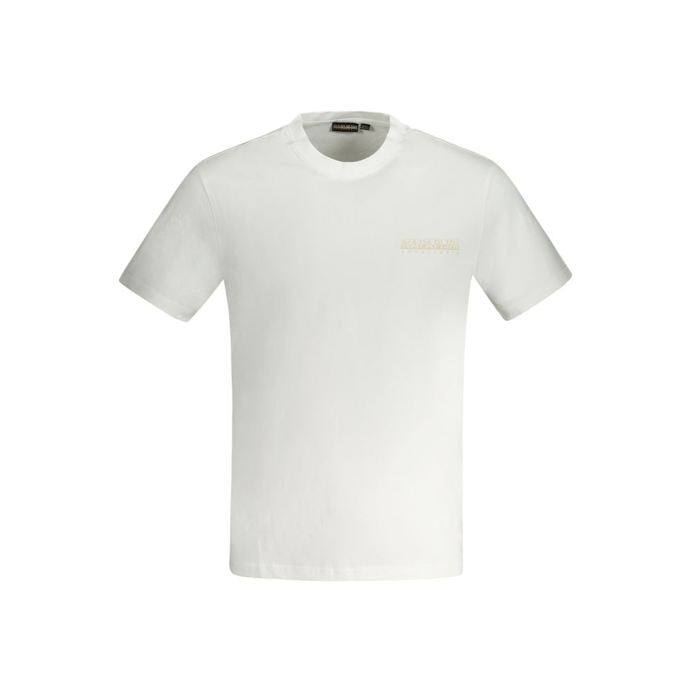 Weißes Baumwoll-T-Shirt