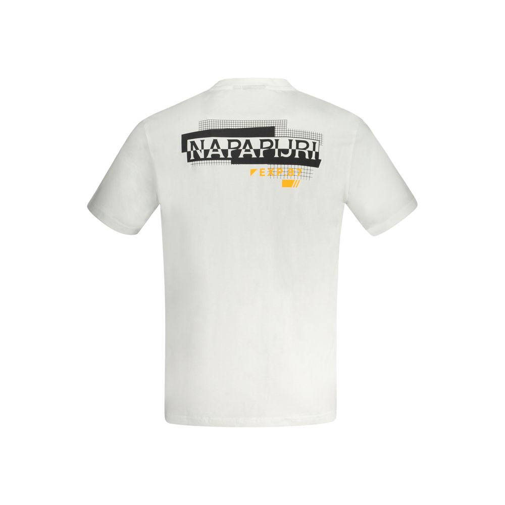 Weißes Baumwoll-T-Shirt