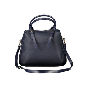 Blaue Handtasche aus Polyethylen