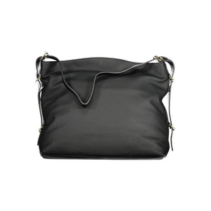 Schwarze Handtasche aus Polyethylen