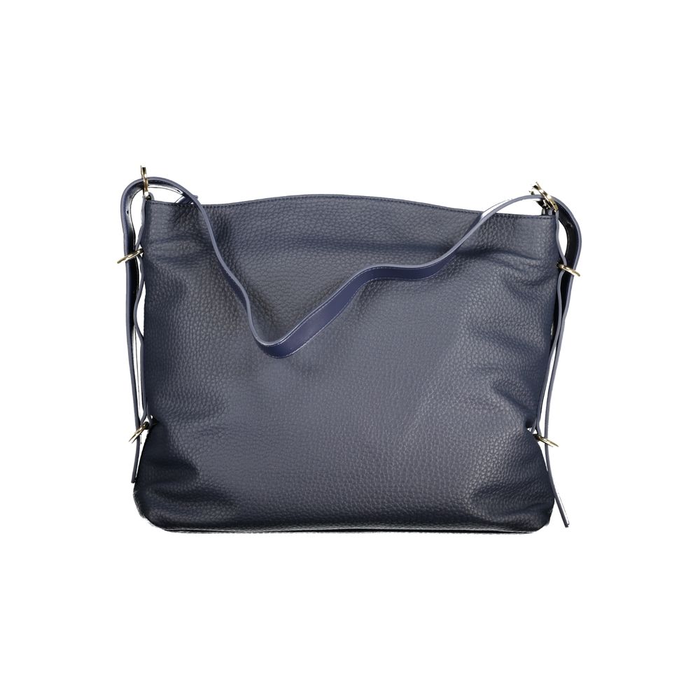 Blaue Handtasche aus Polyethylen