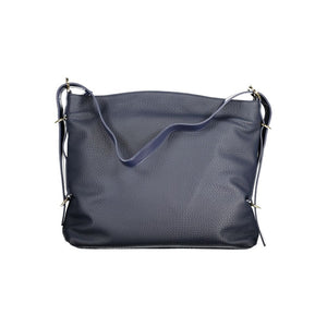 Blaue Handtasche aus Polyethylen