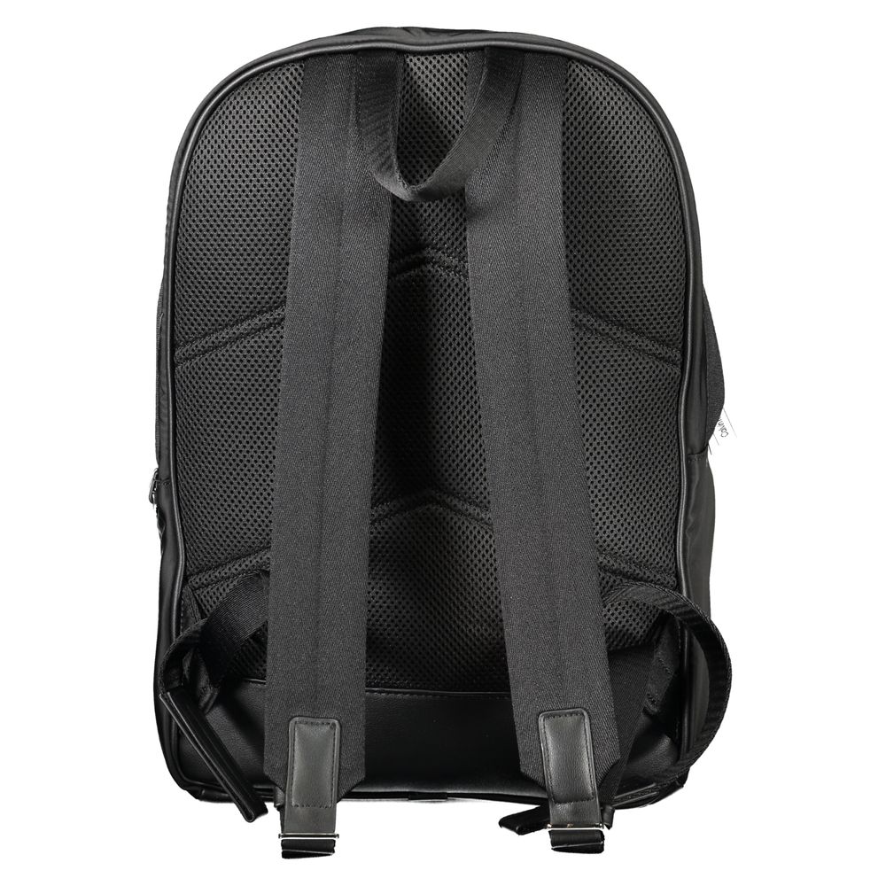 Schwarzer Polyester-Rucksack