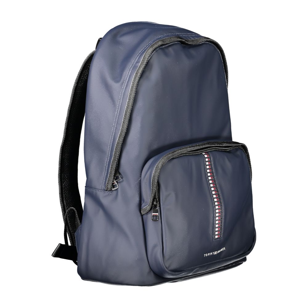 Blauer Polyethylen-Rucksack