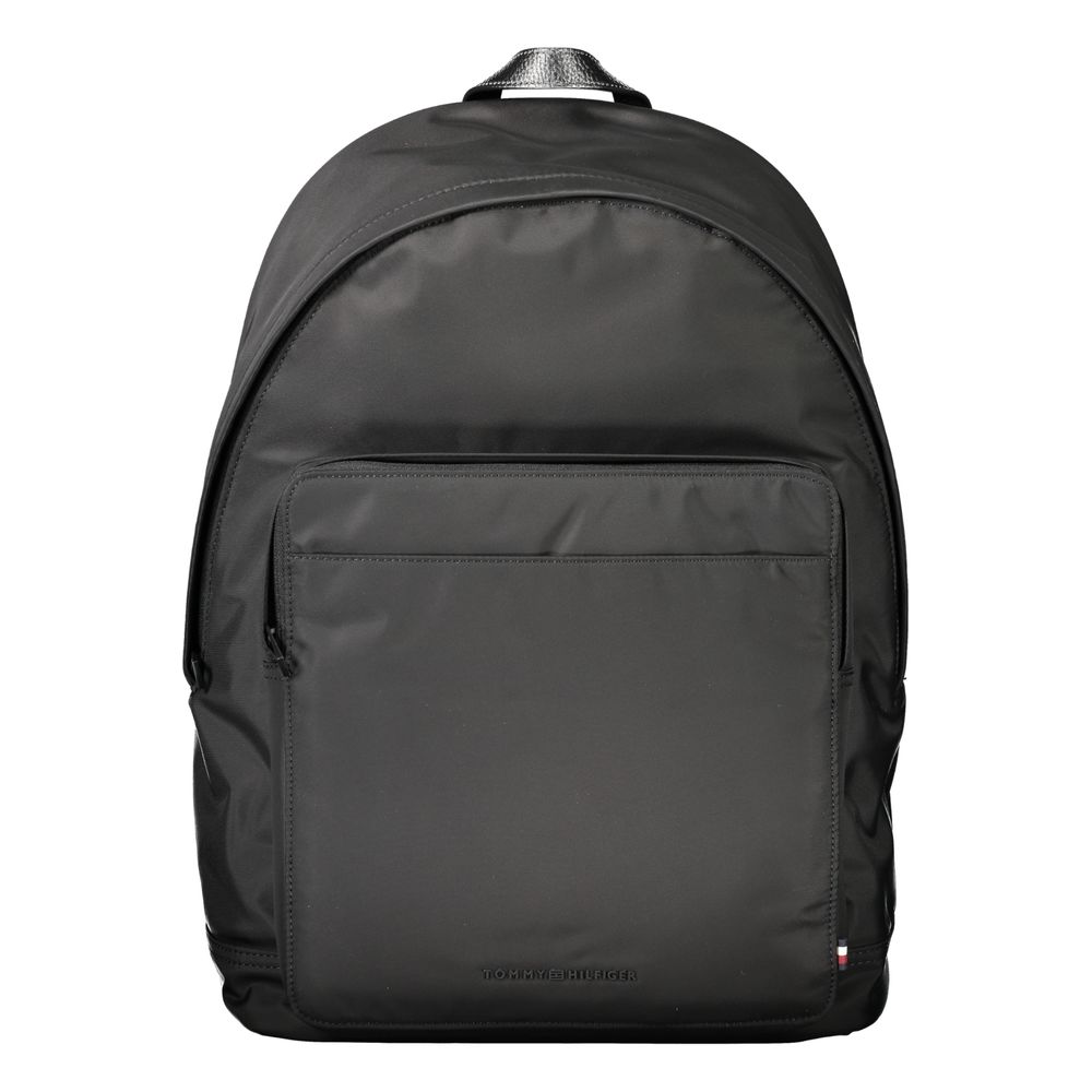 Schwarzer Polyester-Rucksack
