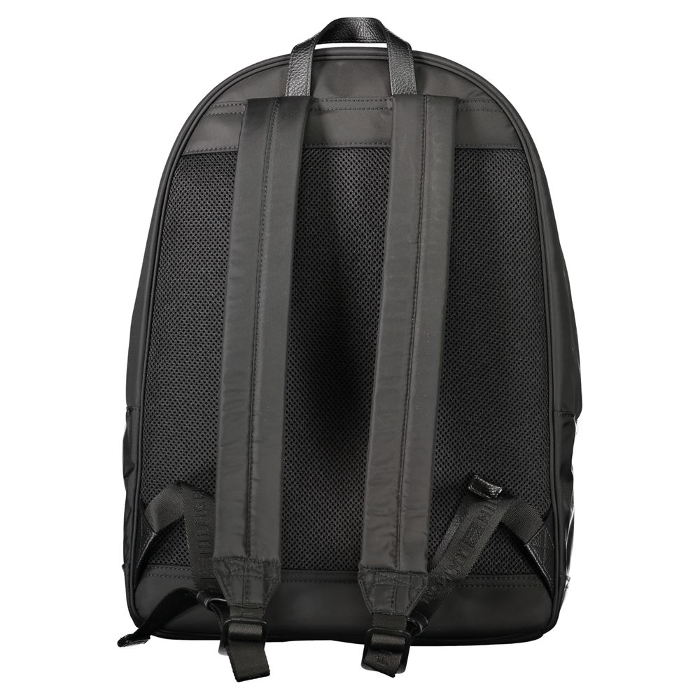 Schwarzer Polyester-Rucksack