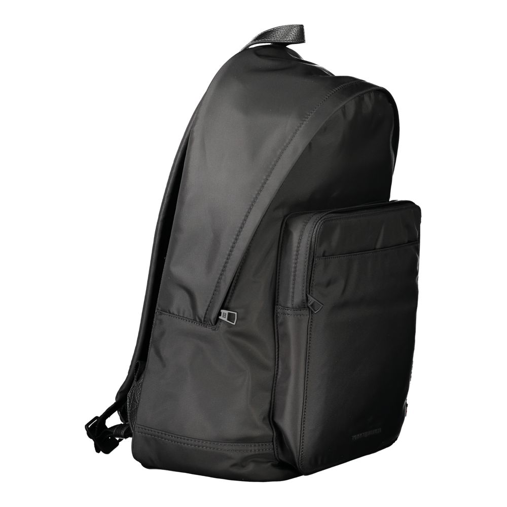 Schwarzer Polyester-Rucksack