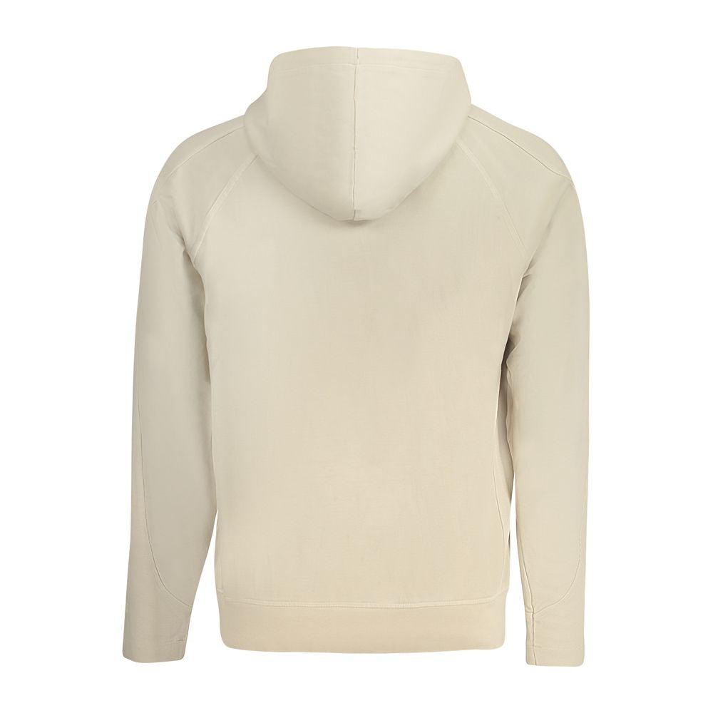 Beigefarbener Baumwollpullover