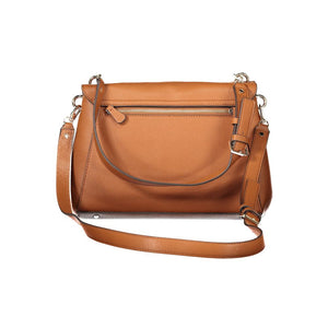 Braune Handtasche aus Polyethylen