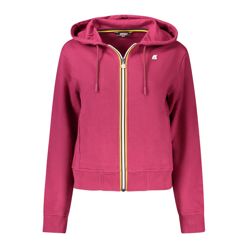Lila Baumwollpullover