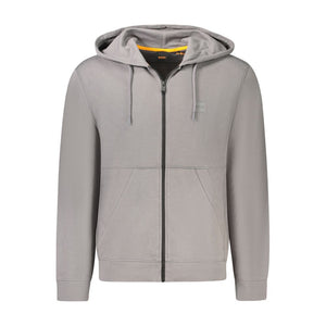 Grauer Baumwollpullover