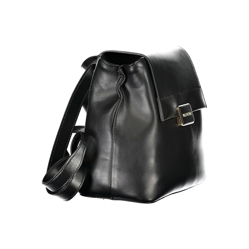 Schwarzer Polyethylen-Rucksack