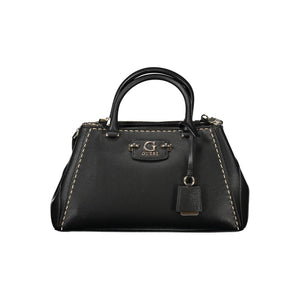 Schwarze Handtasche aus Polyethylen