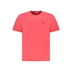 Rotes Baumwoll-T-Shirt