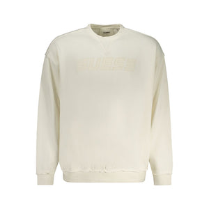 Weißer Baumwollpullover