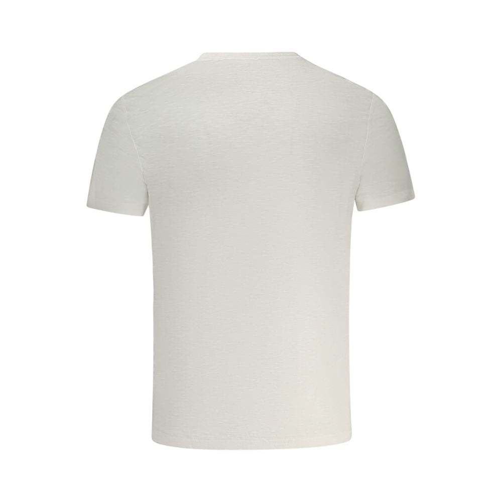Weißes Baumwoll-T-Shirt