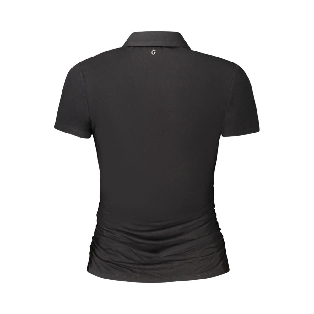 Schwarze Viskose-Tops und T-Shirts