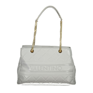 Gray Polyethylene Handbag