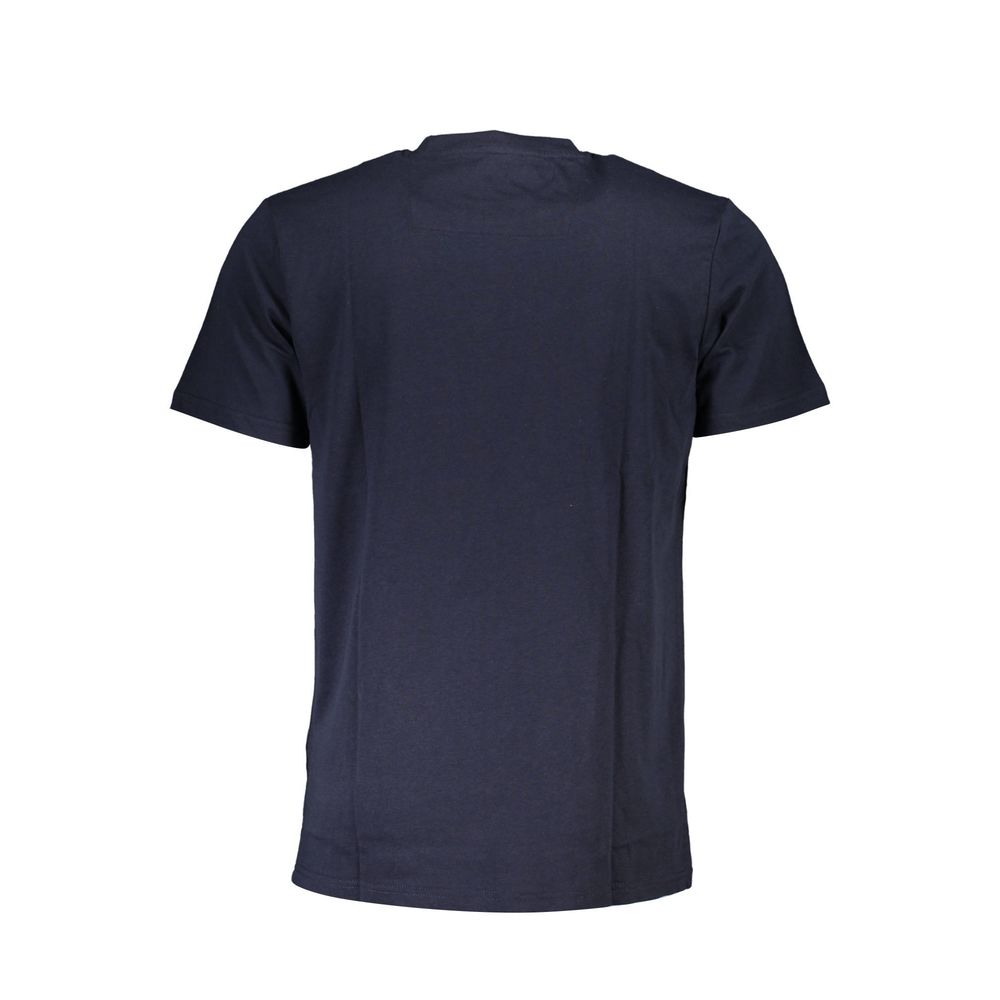 Blaues Baumwoll-T-Shirt