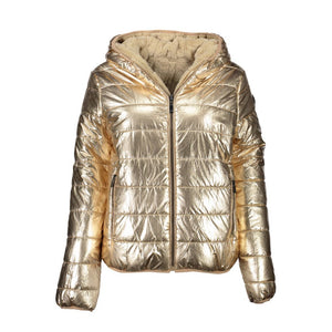 Gold Nylon Jacken &amp; Mantel