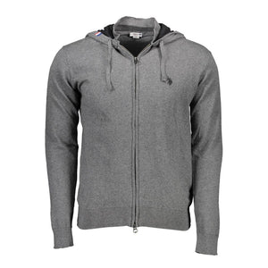 Grauer Baumwollpullover