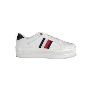 Weißer Polyester-Sneaker