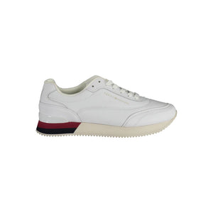 Weißer Polyester-Sneaker