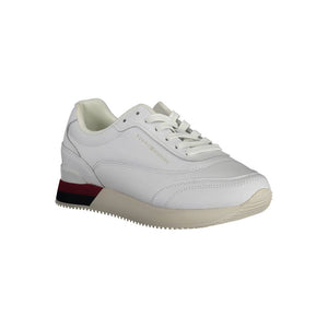 Weißer Polyester-Sneaker