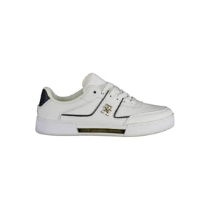 Weißer Polyester-Sneaker