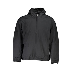 Schwarze Baumwolljacke