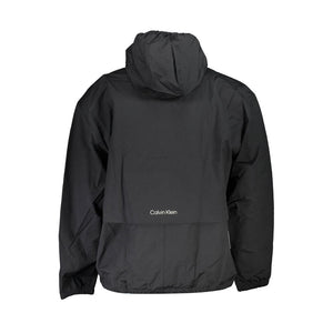 Schwarze Baumwolljacke