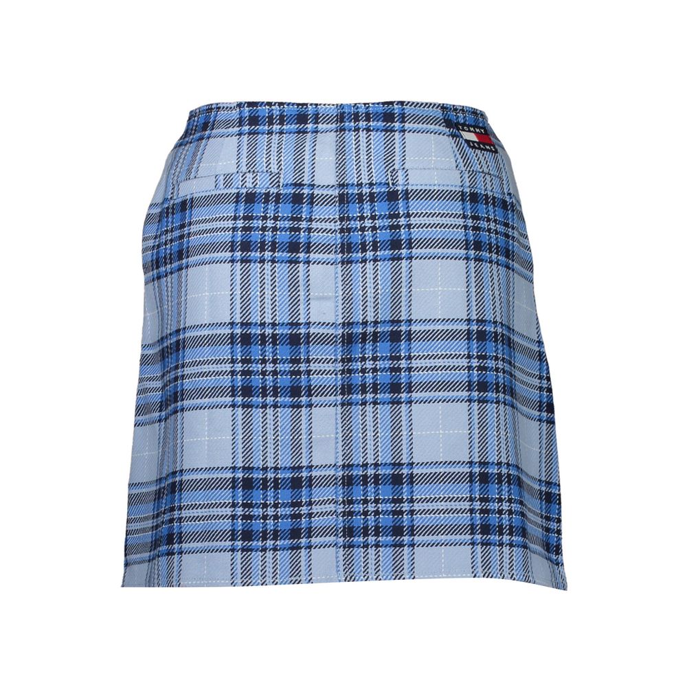 Blauer Baumwollrock