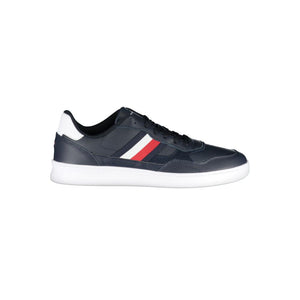 Blauer Polyester-Sneaker