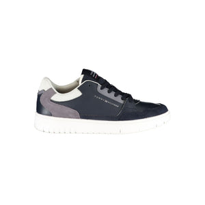 Blauer Polyester-Sneaker