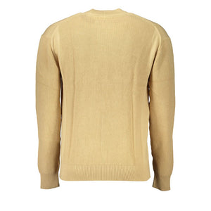 Beige Cotton Sweater