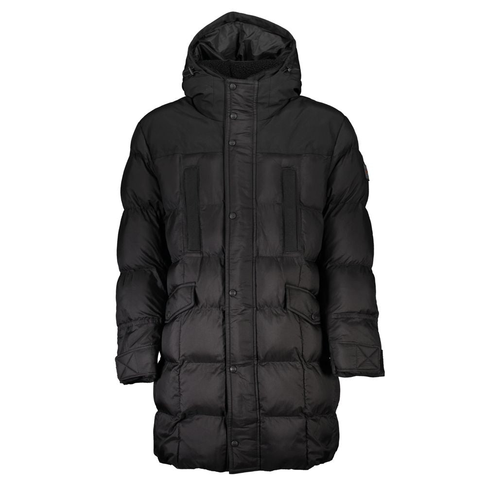 Schwarze Polyamidjacke