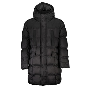 Schwarze Polyamidjacke